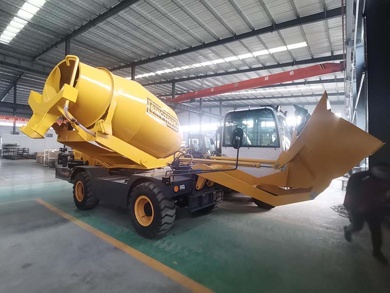Self-loading Concrete Mixer